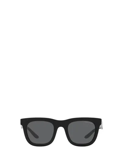 Giorgio Armani Square Frame Sunglasses In Black