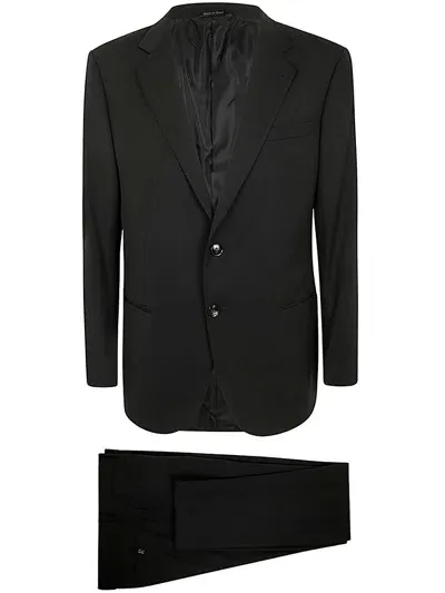 Giorgio Armani Suit Clothing In Black