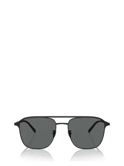 Giorgio Armani Sunglasses In Matte Black