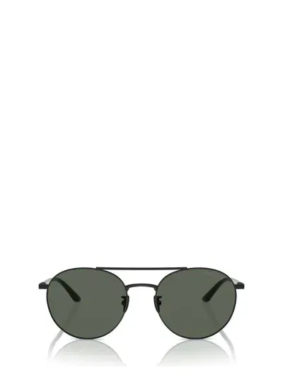 Giorgio Armani Sunglasses In Matte Black