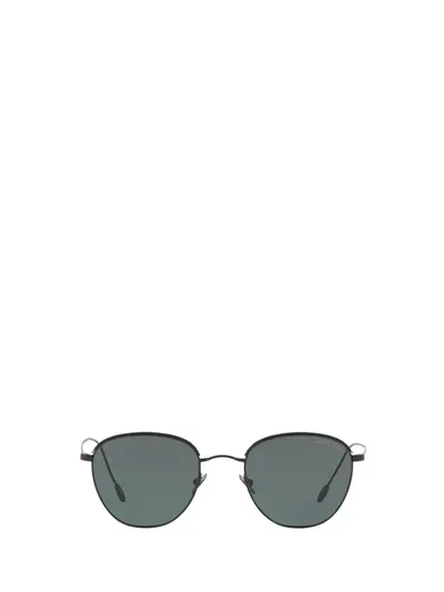 Giorgio Armani Sunglasses In Matte Black / Black