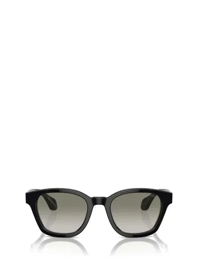 Giorgio Armani Sunglasses In Top Black / Transparent Green