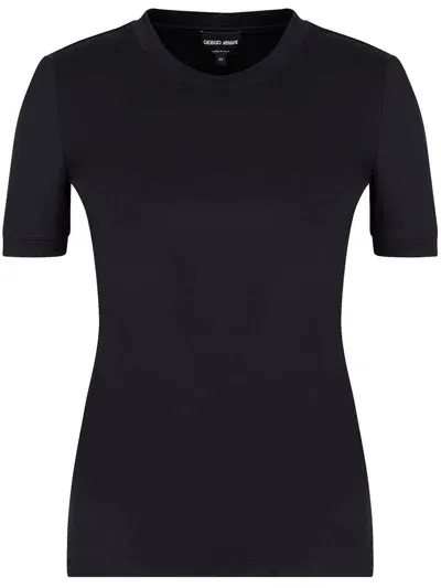 Giorgio Armani T-shirt Clothing In Blue