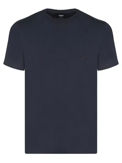 Giorgio Armani T-shirts In Blue