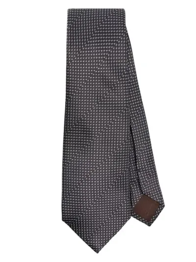 Giorgio Armani Tie Accessories In Brown