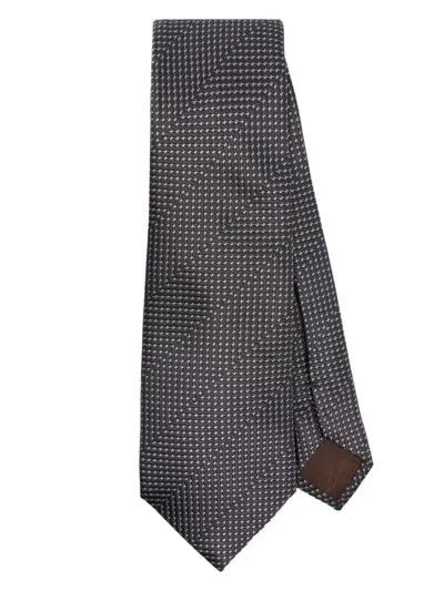 Giorgio Armani Tie In Marrón