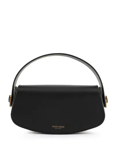 Giorgio Armani Top-handle Tote Bag In Black