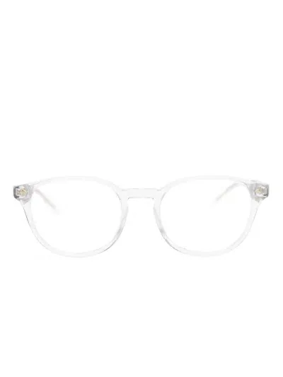 Giorgio Armani Transparent-frame Glasses In 6075 Crystal