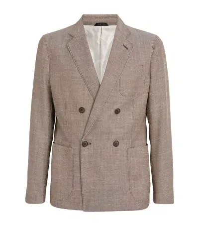 Giorgio Armani Wool-blend Blazer In White