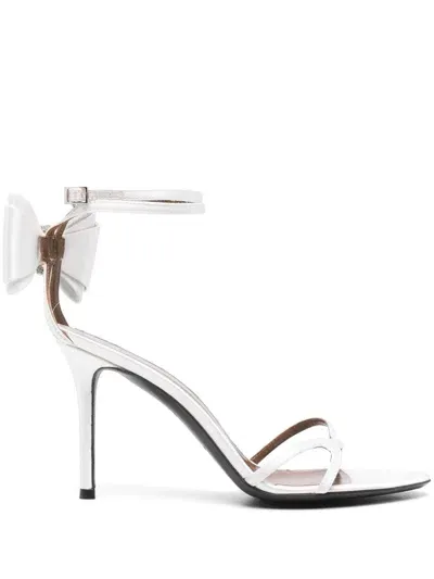 Giuseppe Zanotti 100mm Papillon Sandals In 白色