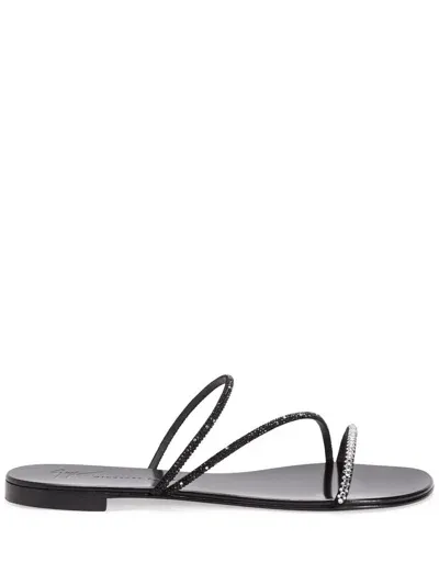 Giuseppe Zanotti Julianne Flat In Black