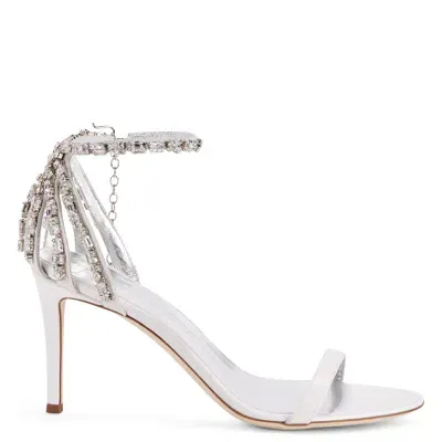 Giuseppe Zanotti Adele 105mm Stiletto Sandals In White