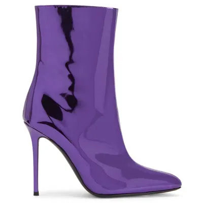 Giuseppe Zanotti Guissepe Zanotti Women's Brytta Pointed Toe High Heel Booties In Purple