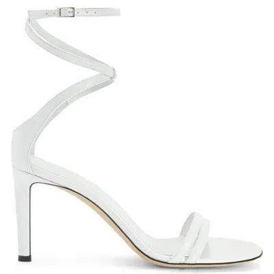 Giuseppe Zanotti Catia 90mm Leather Sandals In White