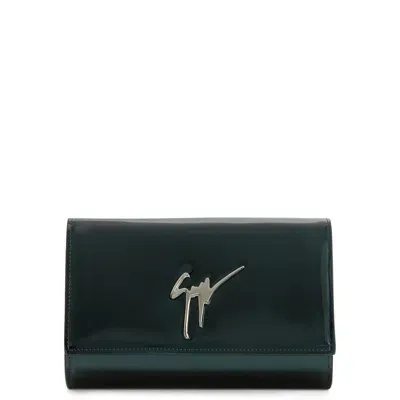 Giuseppe Zanotti Cleopatra Clutch In Green