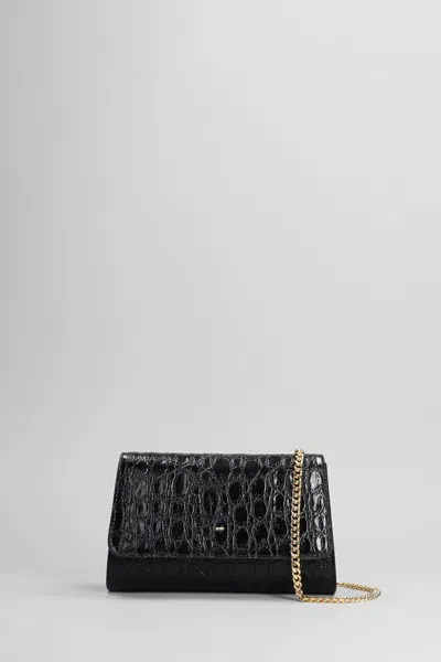 Giuseppe Zanotti Cleopatra Shoulder Bag In Black Leather