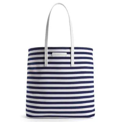 Giuseppe Zanotti Striped Tote Bag In Blue