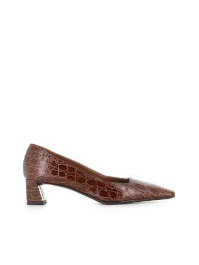 Giuseppe Zanotti 45mm Décolleté Brenda Pumps In Brown