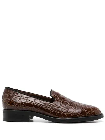 Giuseppe Zanotti Dories Mocassin Loafer In Brown