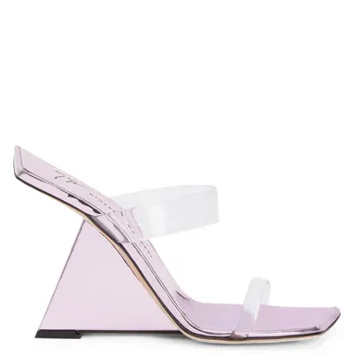 Giuseppe Zanotti Florance Plexi Sandalen 105mm In Pink