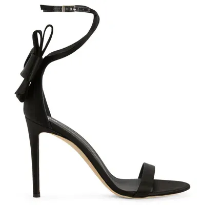 Giuseppe Zanotti Jodene Bow-detailing Sandals In Black