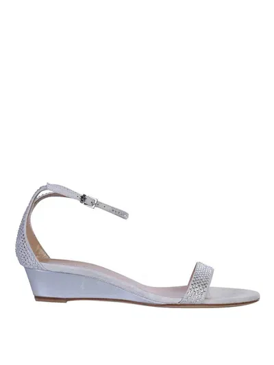 Giuseppe Zanotti Kanda Grey Leather Sandals