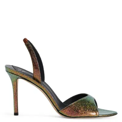 Giuseppe Zanotti Lilibeth 85mm Slingback Sandals In Multicolor