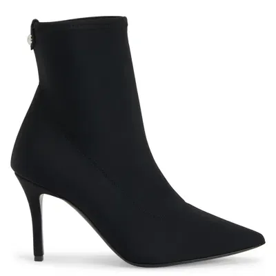 Giuseppe Zanotti Mirea 90mm Suede Ankle Boots In Black