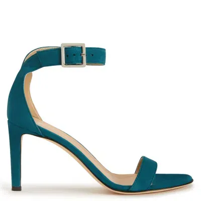 Giuseppe Zanotti Neyla Ankle-strap Sandals In Green