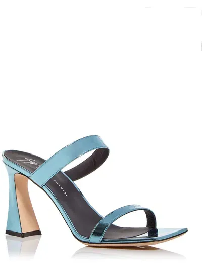 Giuseppe Zanotti Flaminia 85mm Open-toe Mules In Blue