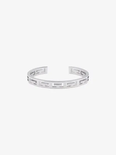 Givenchy 2g Open Cuff In Metal In Silver