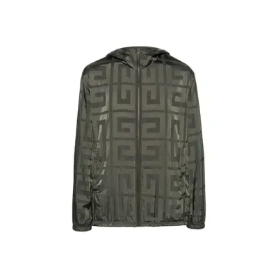 Givenchy 4 G Windbreaker Jacket In Green