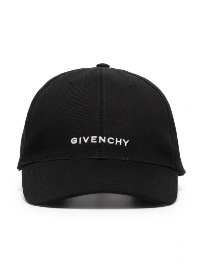 Givenchy 4g Baseball Hat In Black Serge In Negro