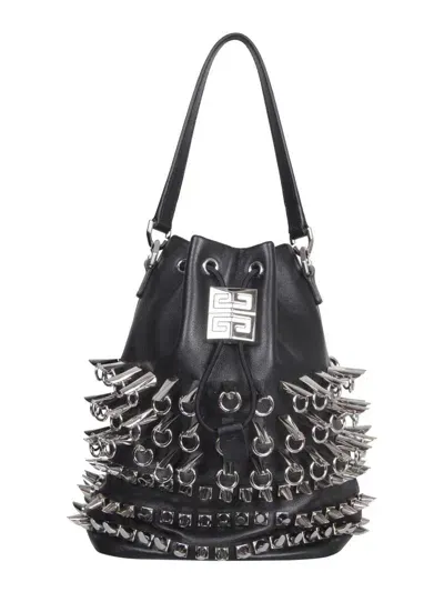 Givenchy 4g Bucket Bag In Black