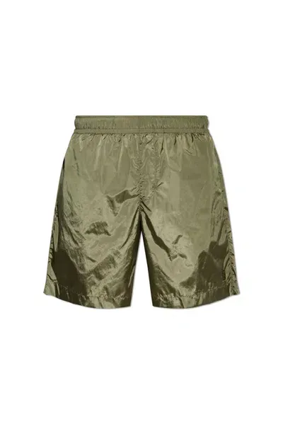 Givenchy 4g Detailed Swim Shorts In Green