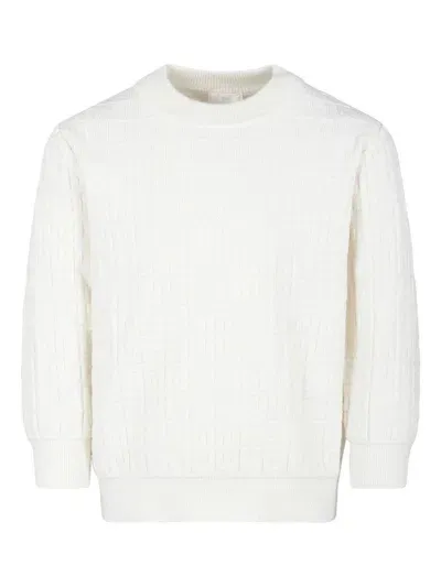 Givenchy Kids' 4g-embossed Jumper In White