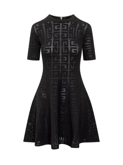 Givenchy 4g Logo Dress In Black