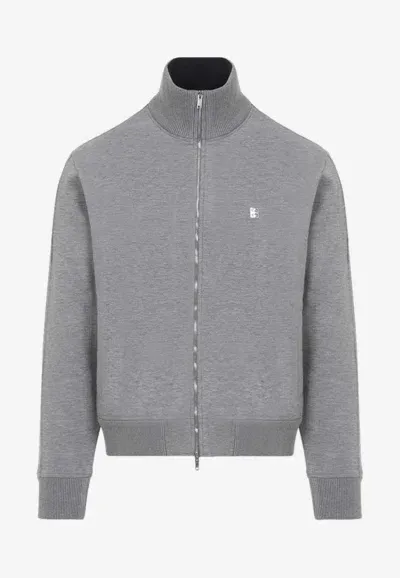 Givenchy 4g Logo Tracksuit Jacket In Gray