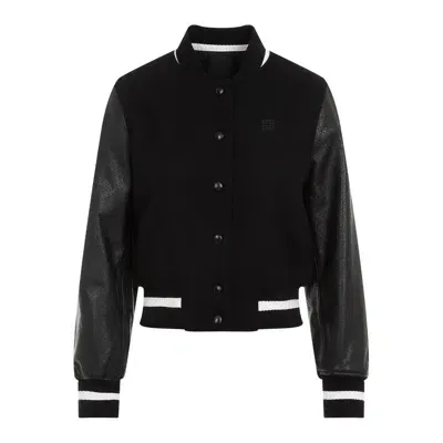 Givenchy 4g Motif Bomber Jacket In Multicolor