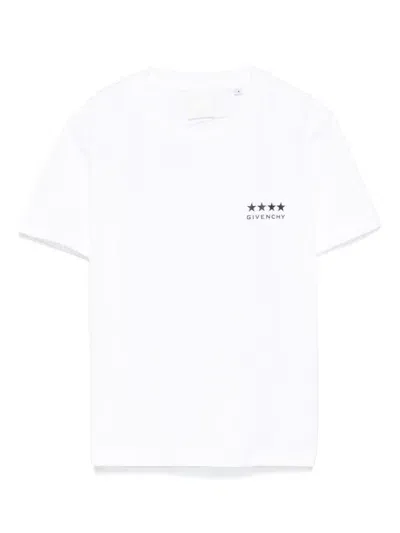 Givenchy 4g-motif T-shirt In Weiss