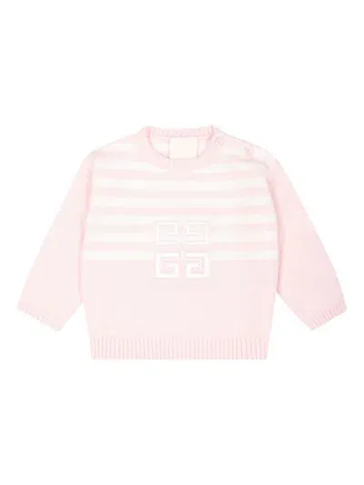 Givenchy Babies' 4g-patch Jumper In Pink