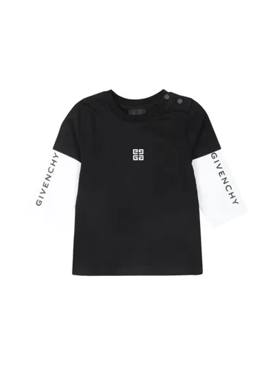 Givenchy Babies' 4g-print T-shirt In Black