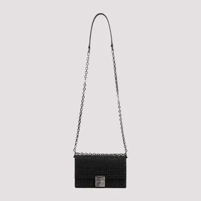 Givenchy Logo Detailed Chain Shoulder Bag In Black