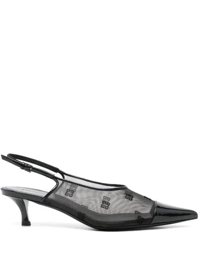 Givenchy 50mm Show Slingback Pumps In Black