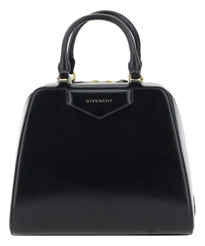 Givenchy Antigona Antigona Cube Mini Handbag In Black