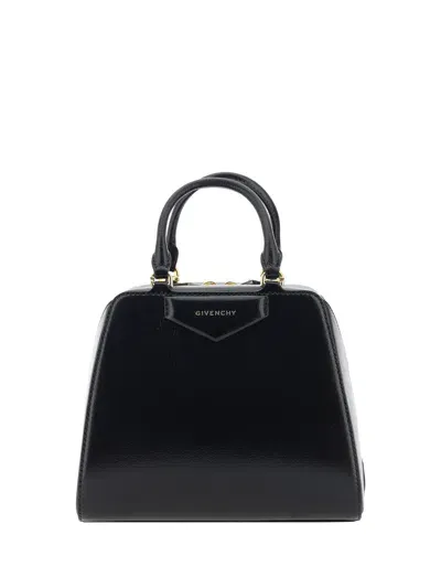 Givenchy Antigona Cube Mini Handbag In Black