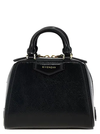 Givenchy 'antigona Cube Nano' Handbag In Black