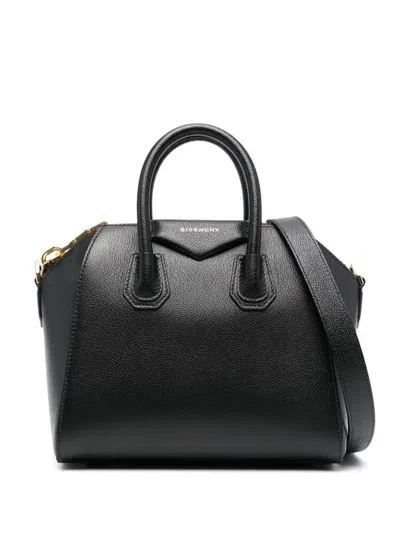 Givenchy Antigona Leather Mini Bag In Black