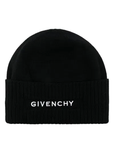 Givenchy Beanie 4g Embrodery Accessories In Black