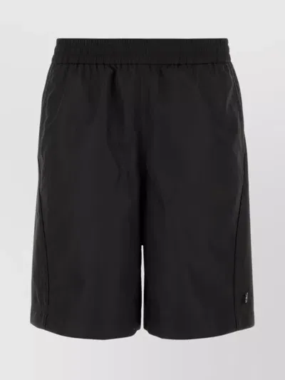 Givenchy 4g Detailed Bermuda Shorts In Black